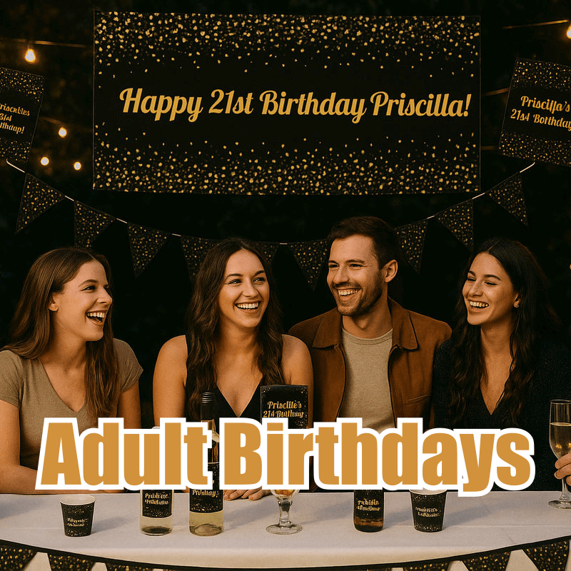 Adult Birthday Party Supplies