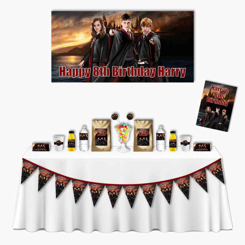 Personalised Harry Potter Deluxe Birthday Party Pack