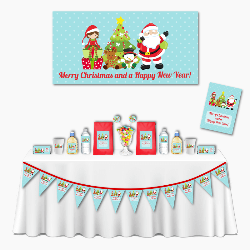 Santa &amp; Friends Christmas Deluxe Party Decorations Pack