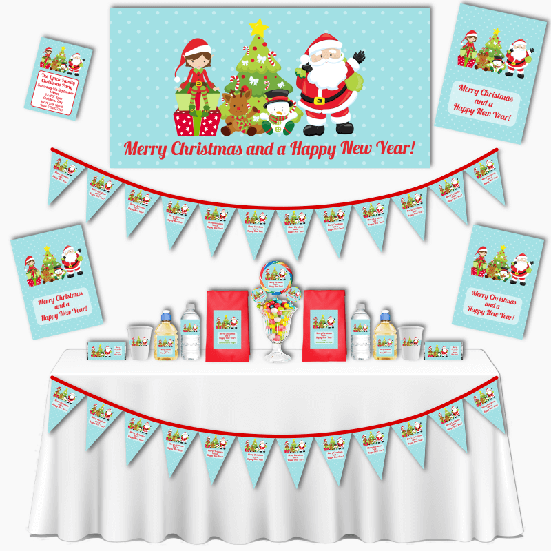 Santa &amp; Friends Grand Christmas Party Decorations Pack