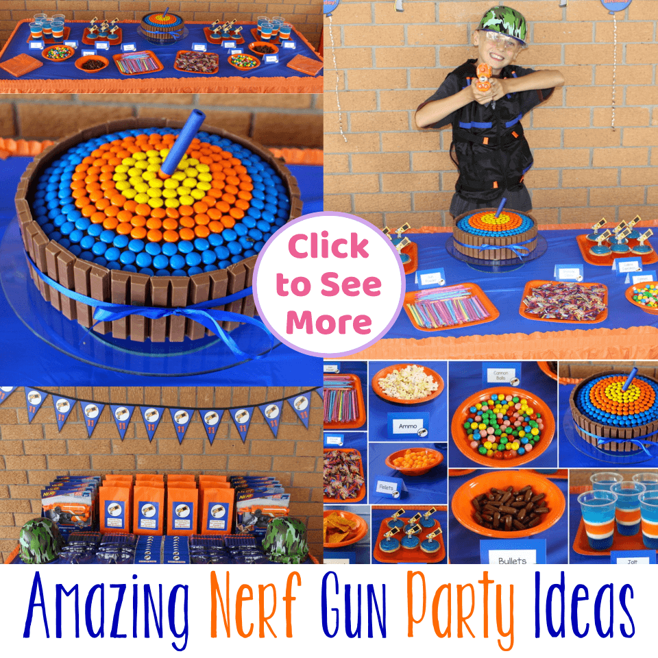 Nerf Gun Birthday Party Ideas & Photos