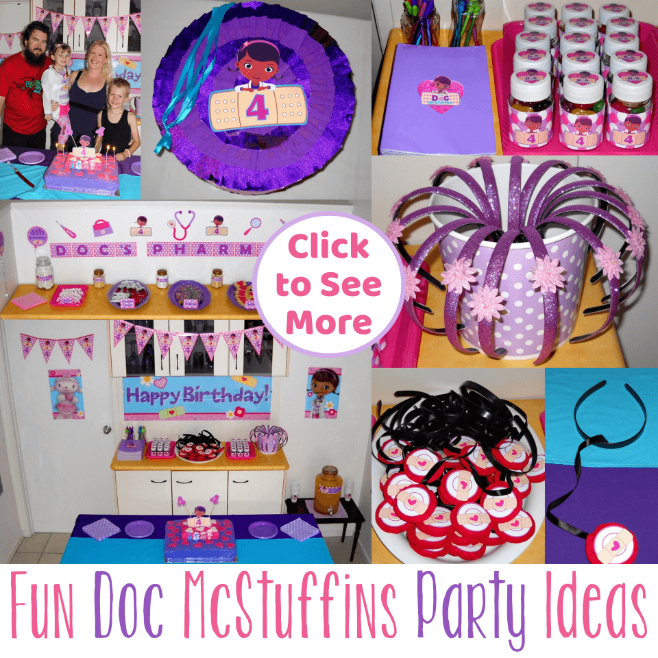 Adorable DIY Doc McStuffins Birthday Party & Photos