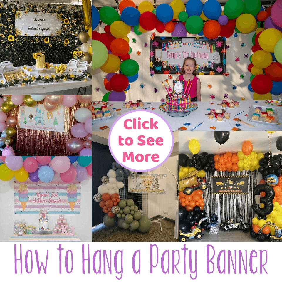 How to Hang a Party Banner
