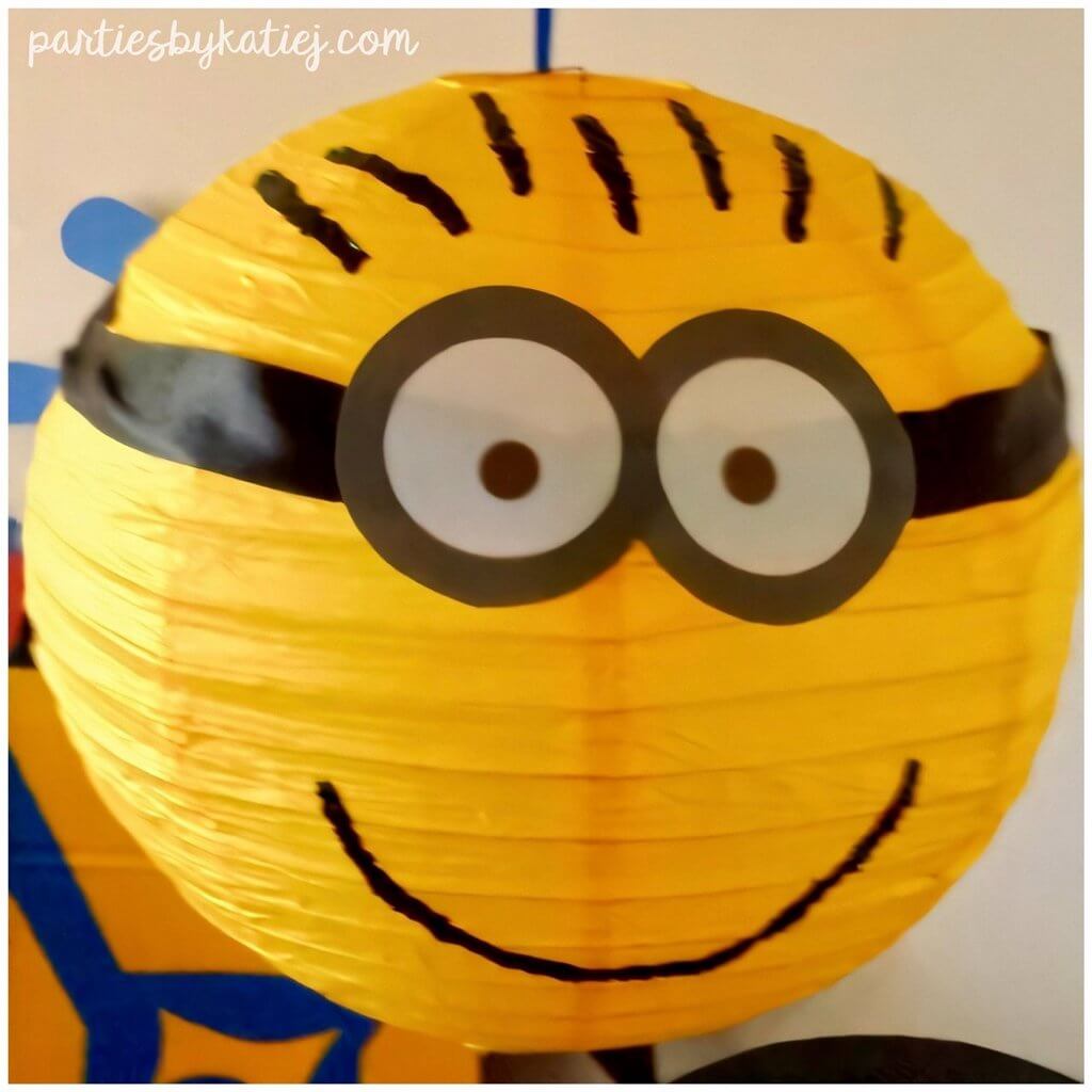 How to DIY Paper Lanterns for a Minions Party