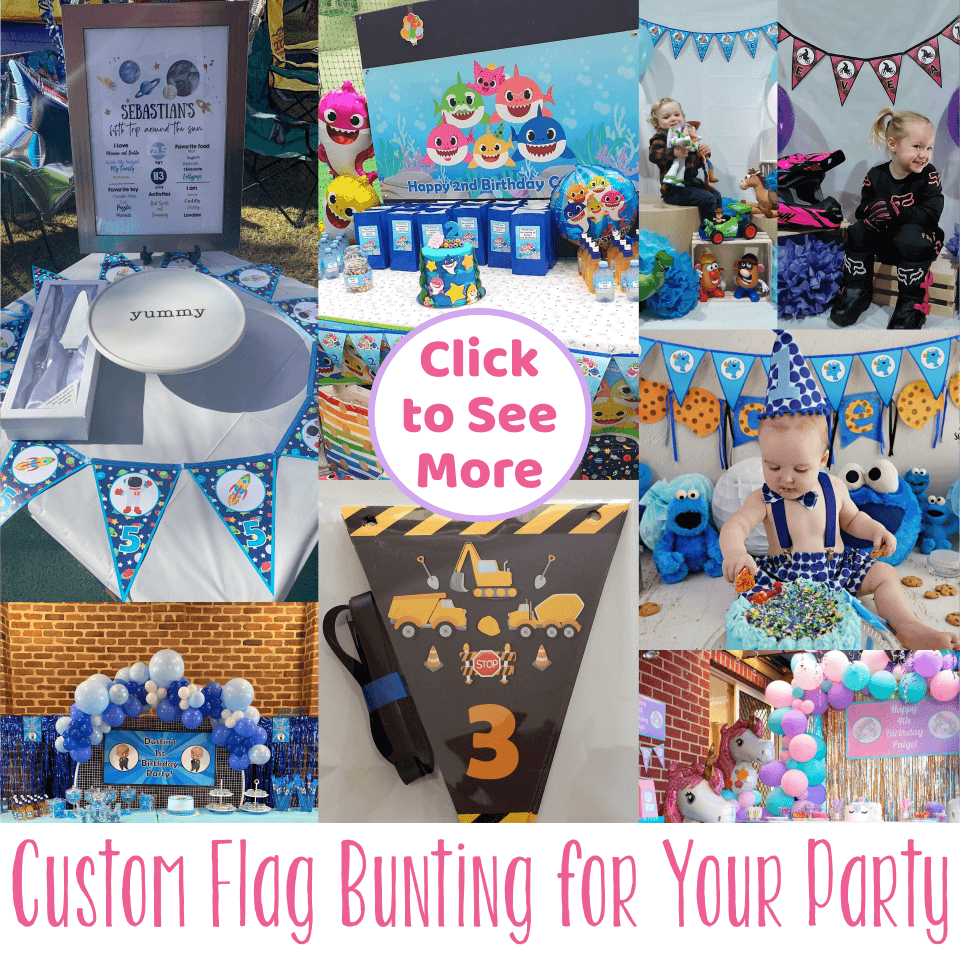 Personalised Flag Bunting for Your Next Celebration