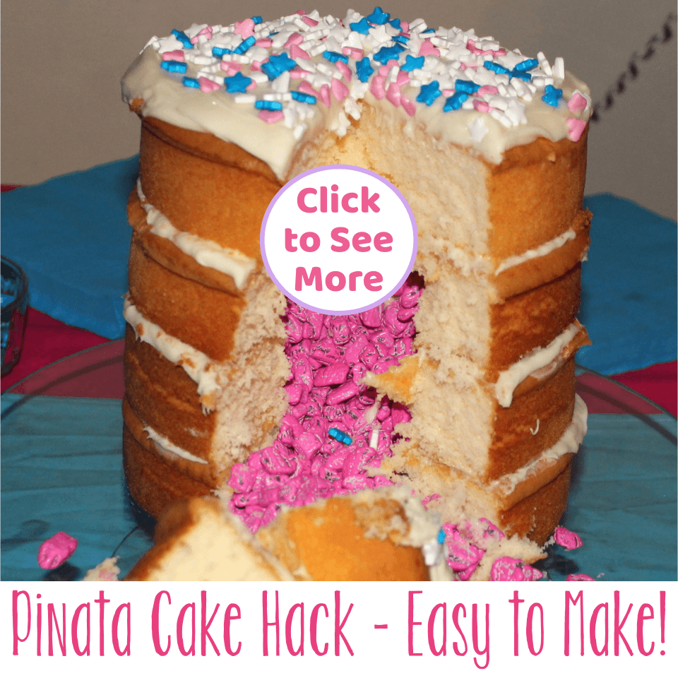 Easy No Bake Fun Pinata Cake Hack