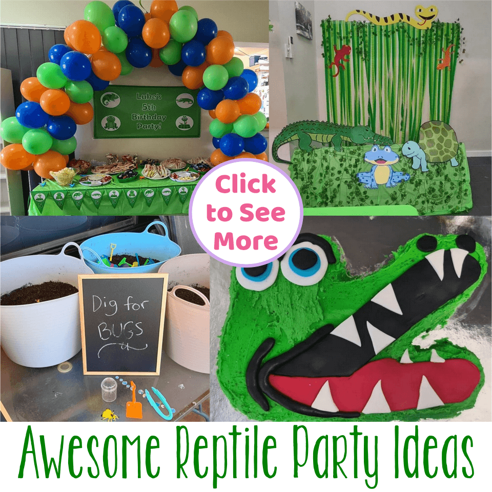 Amazing Ideas for a Reptile Birthday Party