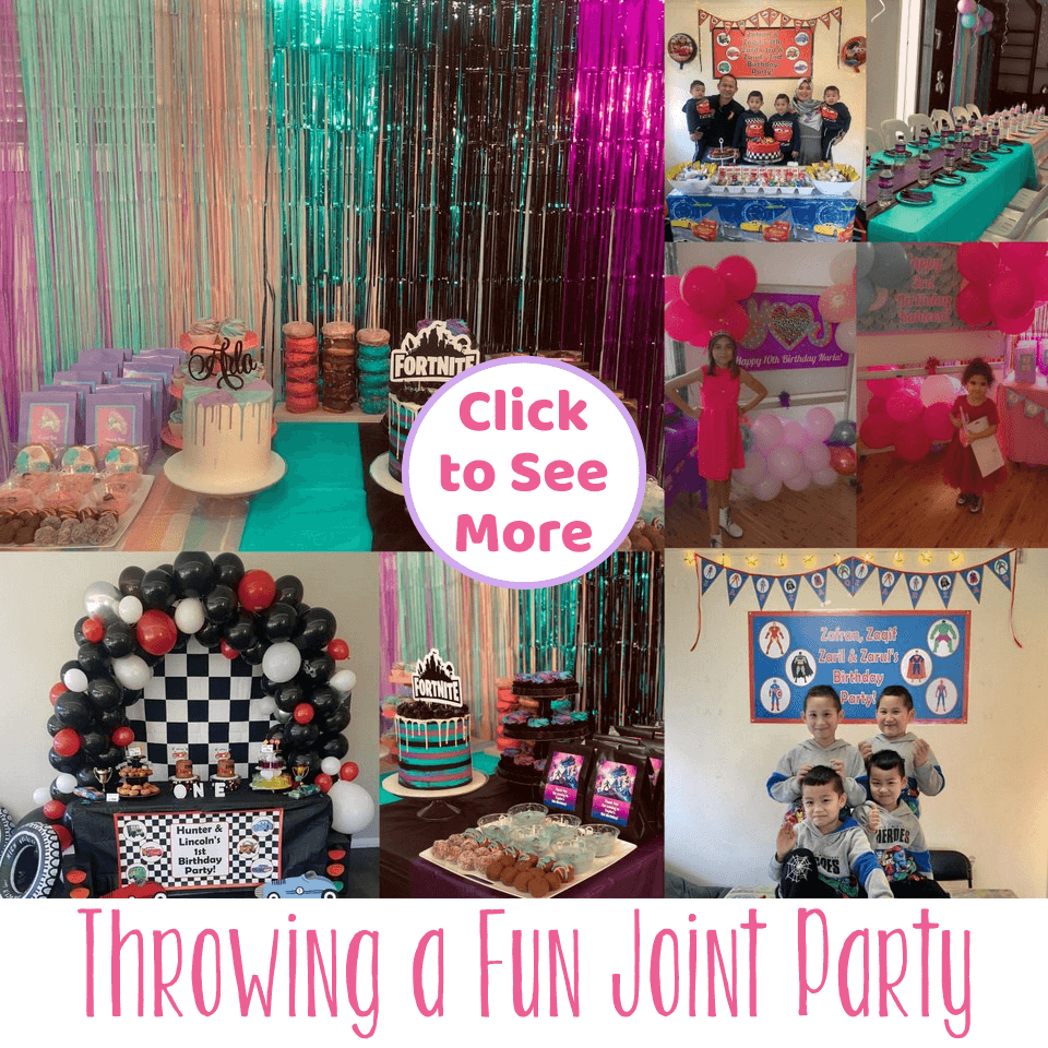 Throwing a Joint Party - For Siblings, Friends and Twins!
