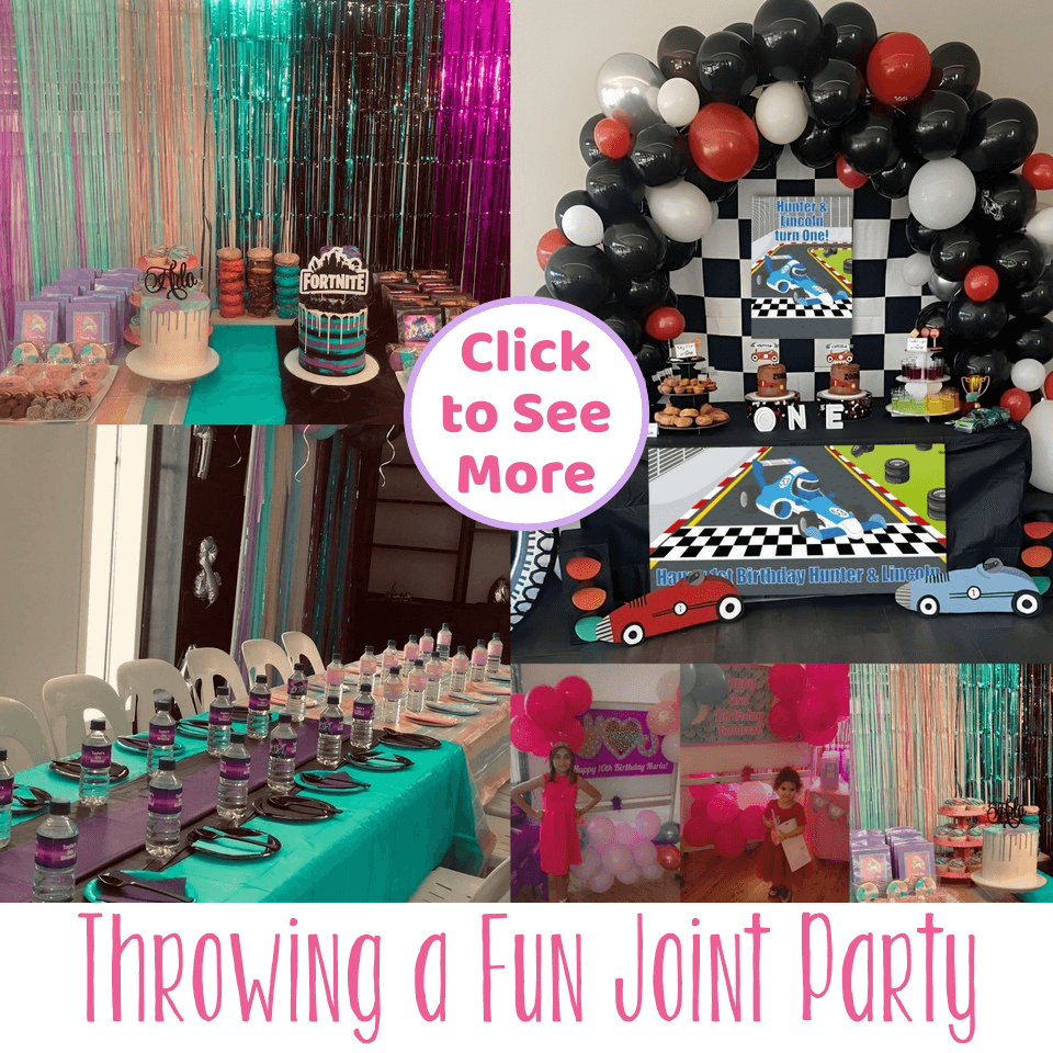 Throwing a Joint Party - For Siblings, Friends and Twins!