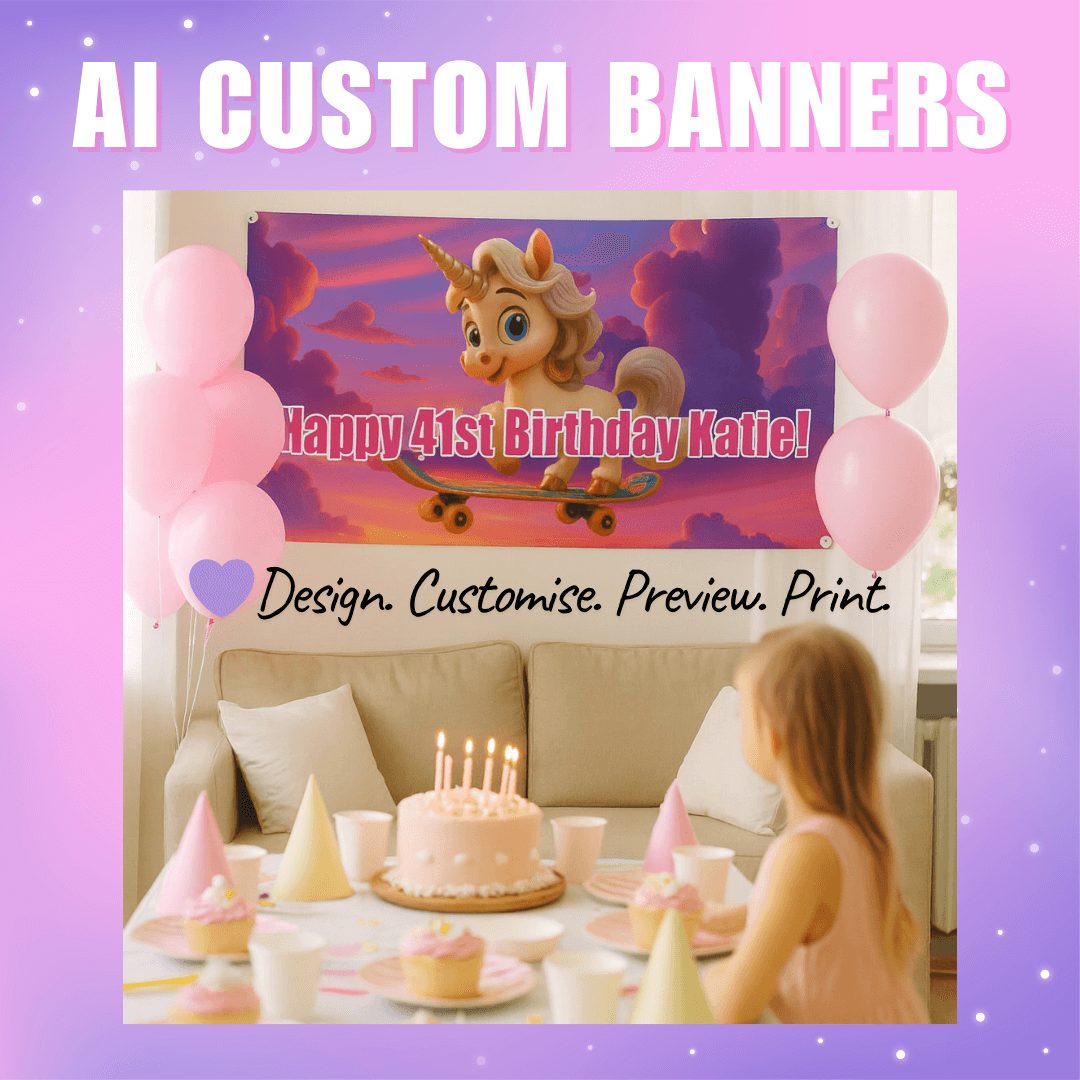 Our New AI Custom Party Banner Creator Is Finally Here