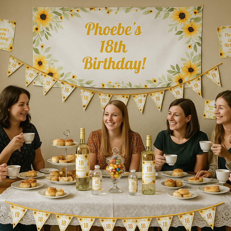 Rustic, Floral & Greenery Party Decorations