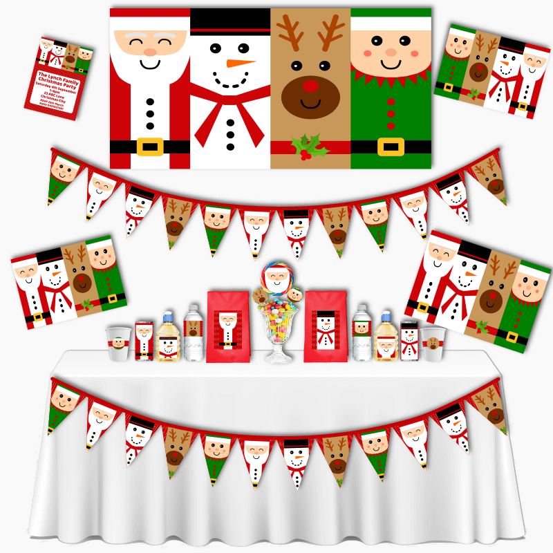 Fun Christmas Character Party Decorations