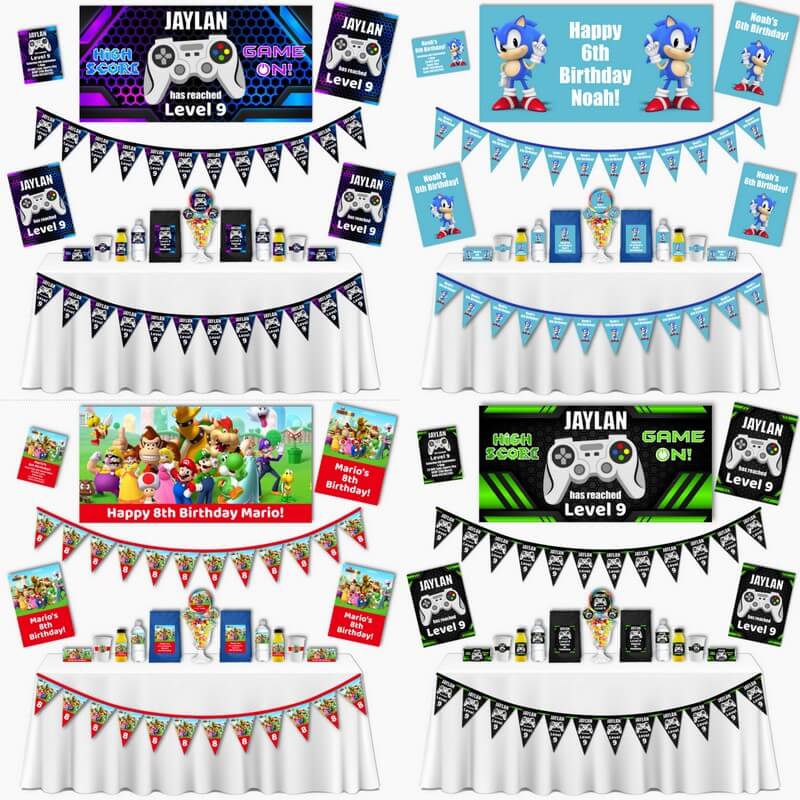 Gaming Party Decorations & Supplies