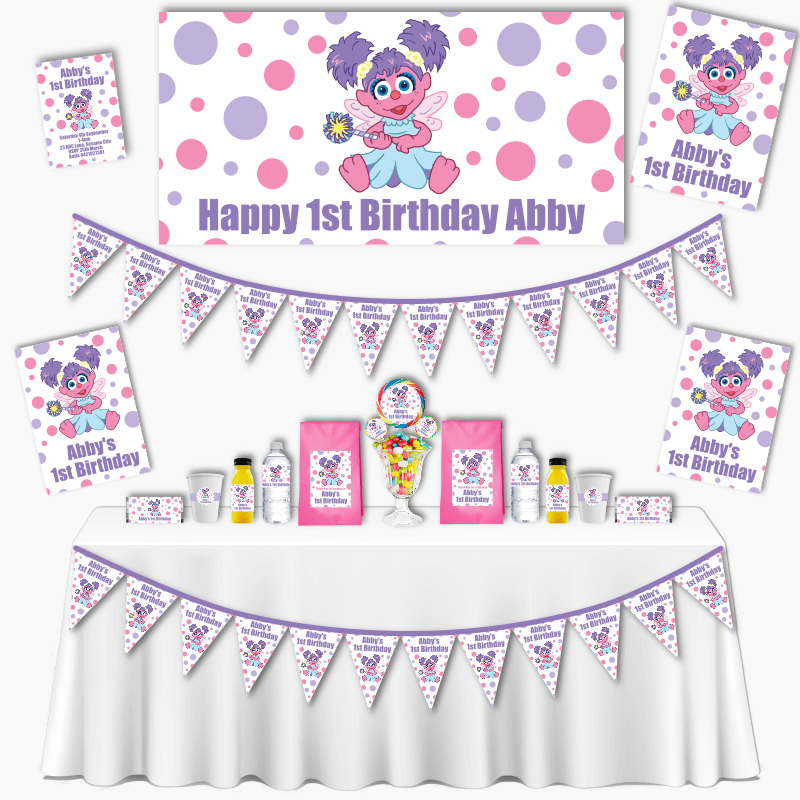 Personalised Abby Cadabby Party Decorations
