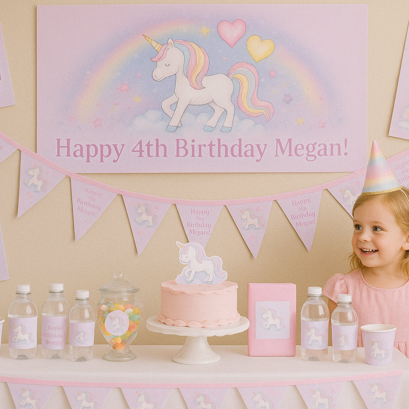 Mermaid, Unicorn & Fairy Party Decorations