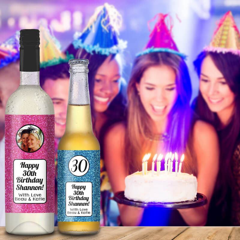 Personalised Birthday Wine Labels & Gifts