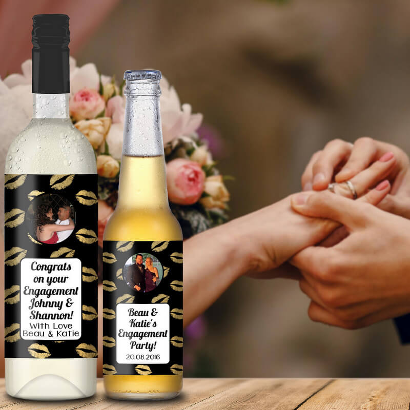 Engagement Wine Labels & Gifts