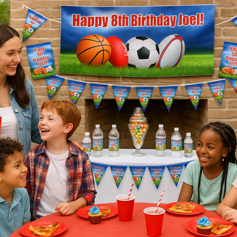 Sports Party Decorations & Supplies