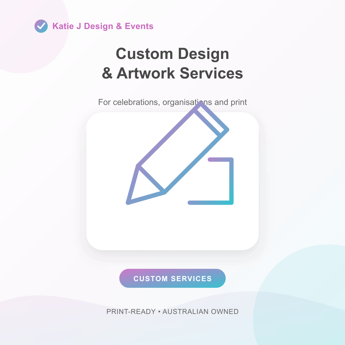 Custom Design & Artwork Services