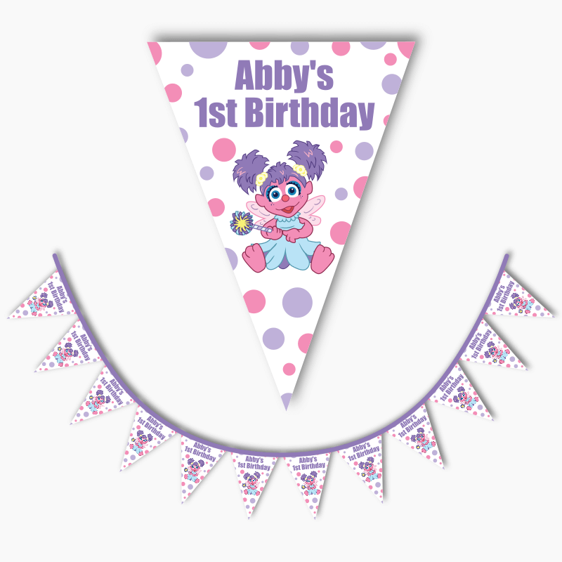 Personalised Abby Cadabby Party Flag Bunting