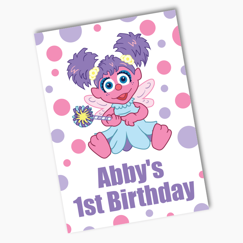 Personalised Abby Cadabby Birthday Party Posters