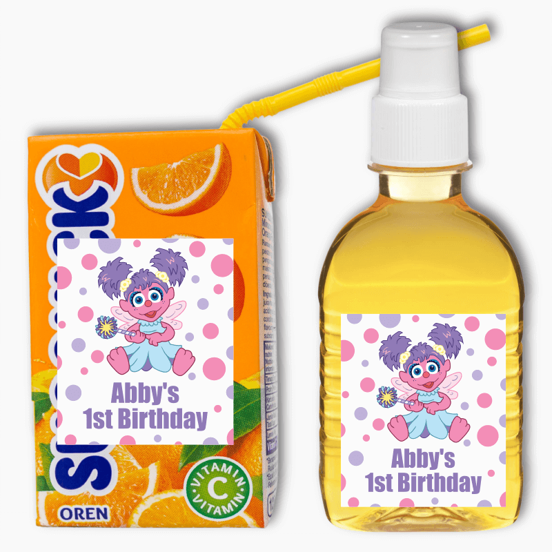 Abby Cadabby Birthday Party Rectangle Drink Labels