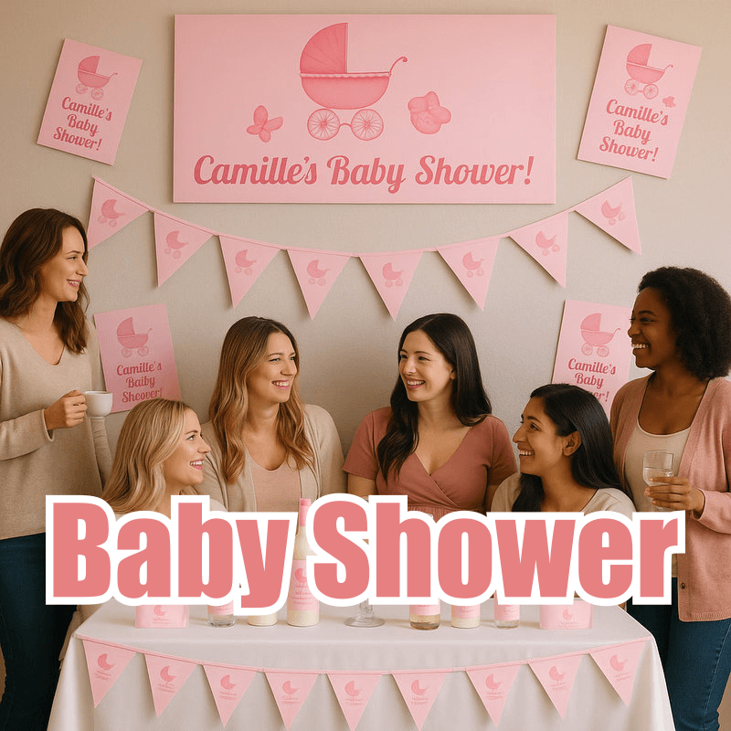 Custom Baby Shower Decorations