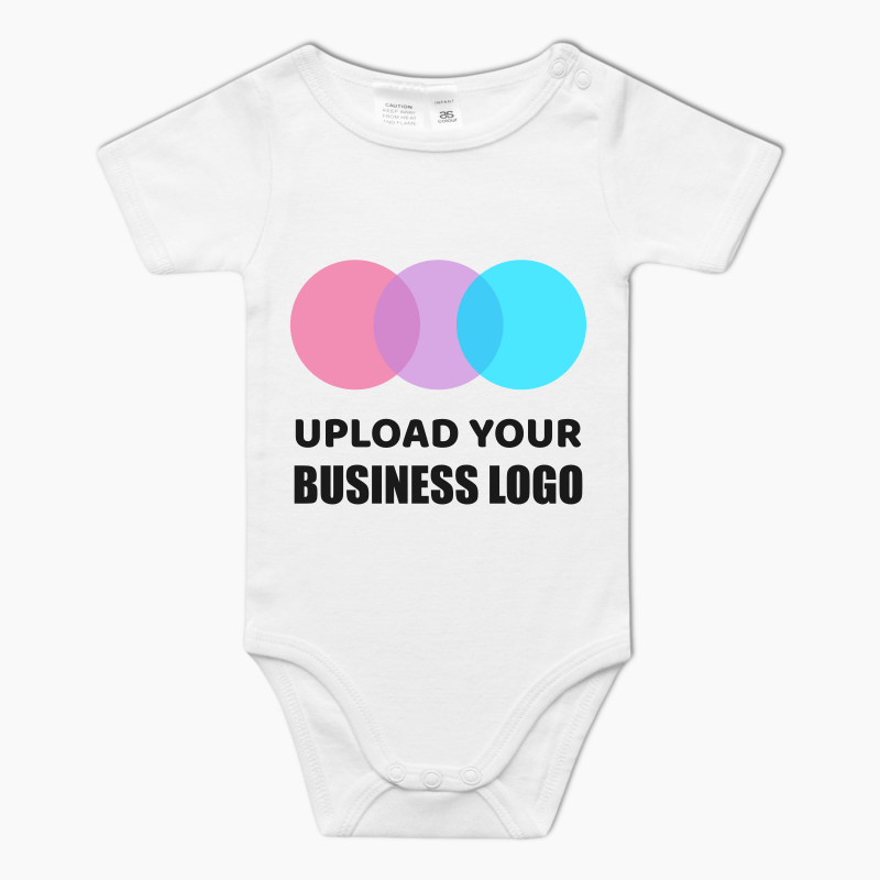 Personalised Business & Company Logo Baby One-Piece Romper