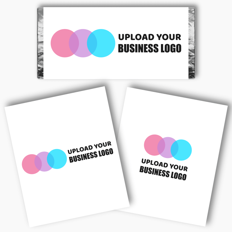 Personalised Business & Company Logo Mini Chocolate Labels