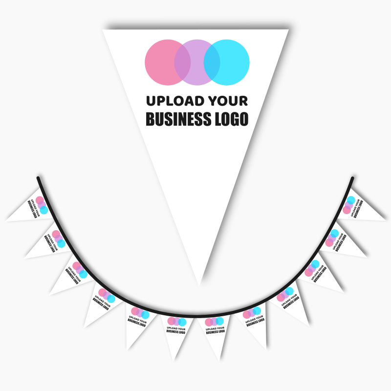 Personalised Business & Company Logo Flag Bunting
