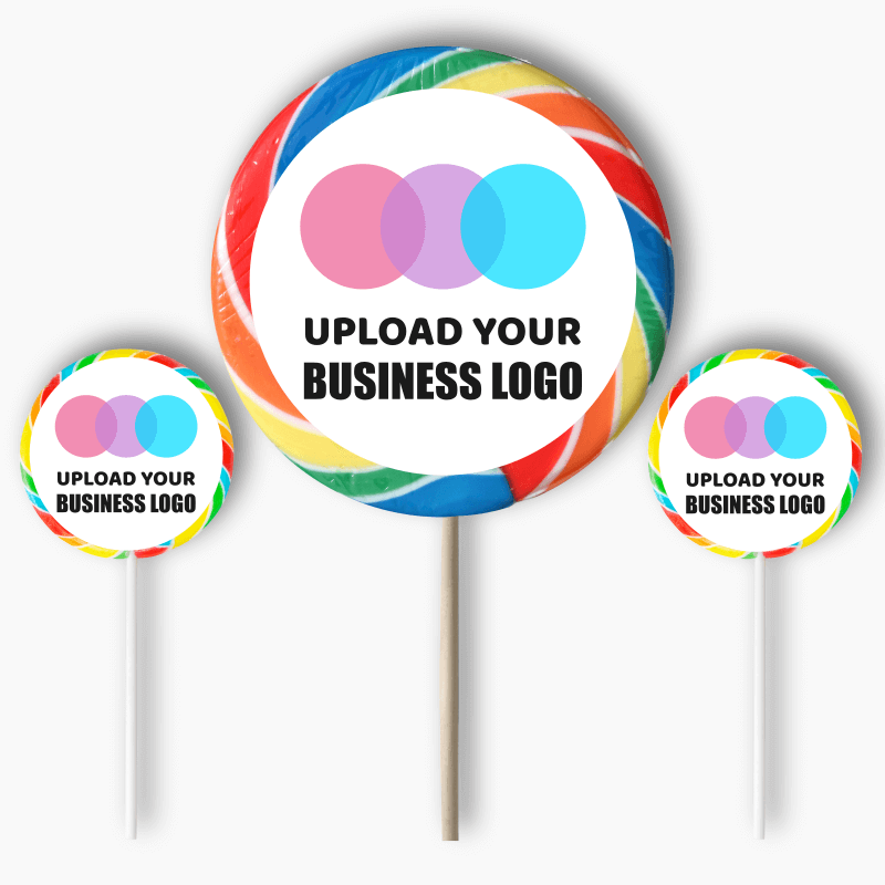 Round Color Sticker Logo