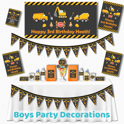 Boys Birthday Party Decorations
