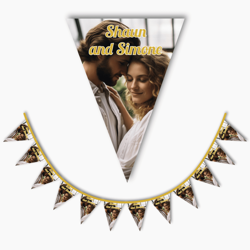 Personalised Create Your Own Wedding Flag Bunting