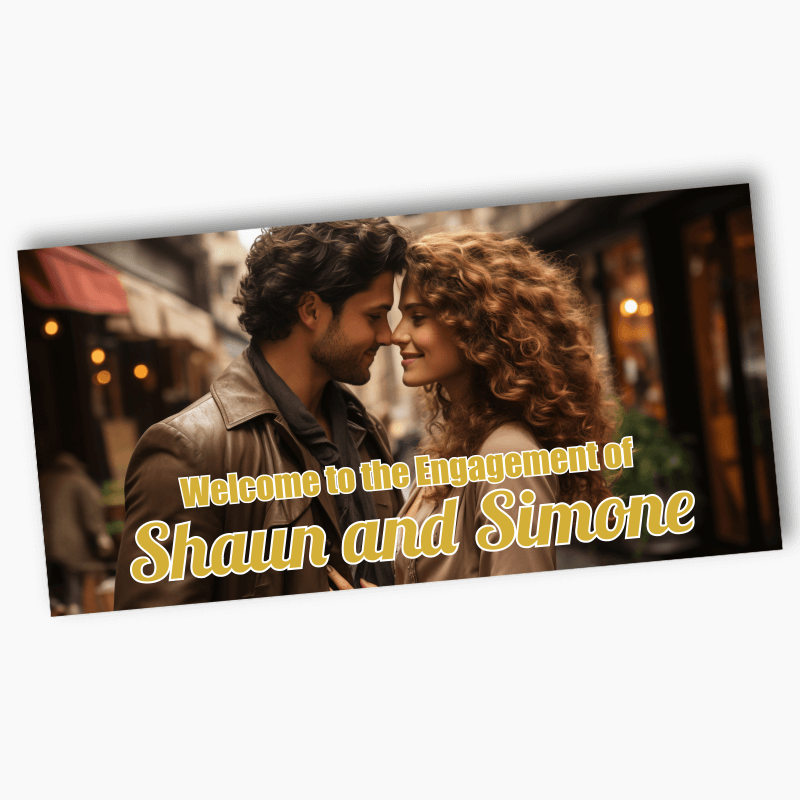 Personalised Create Your Own Engagement Banners