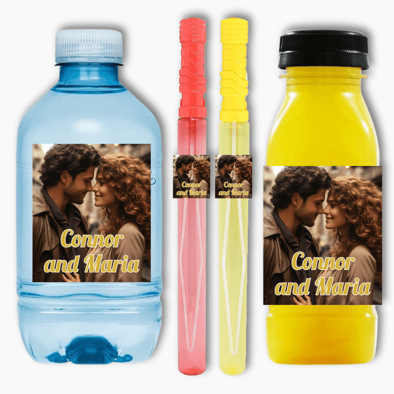 Personalised Create Your Own Engagement Party Rectangle Stickers