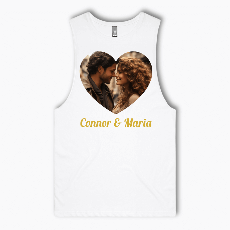 Personalised Create Your Own Engagement Tank Singlet
