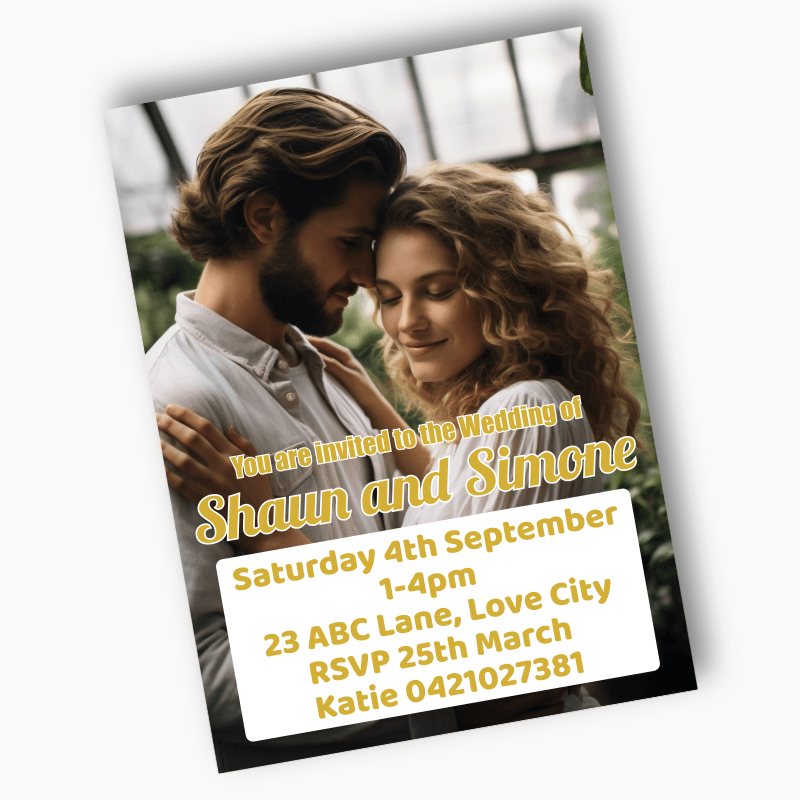 Personalised Create Your Own Wedding Invites