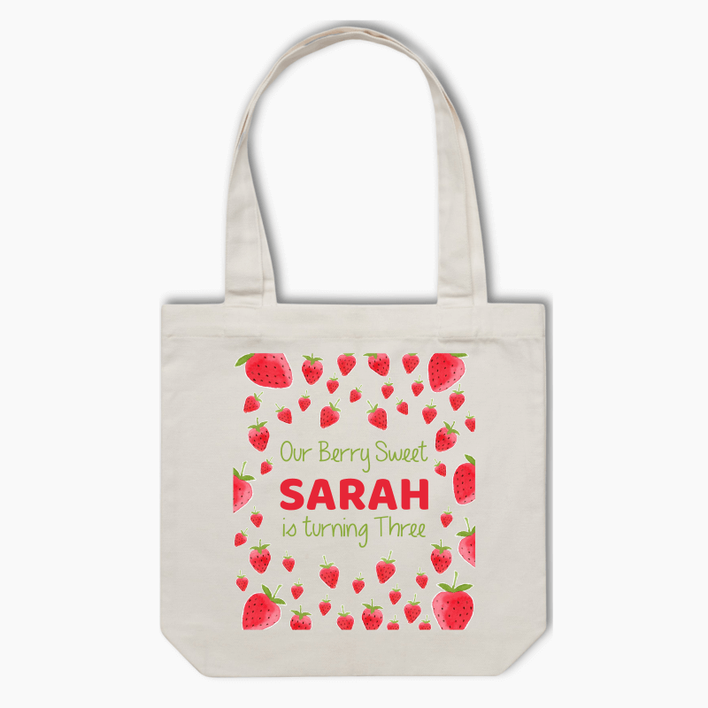 Personalised Berry Sweet Party Tote Bag