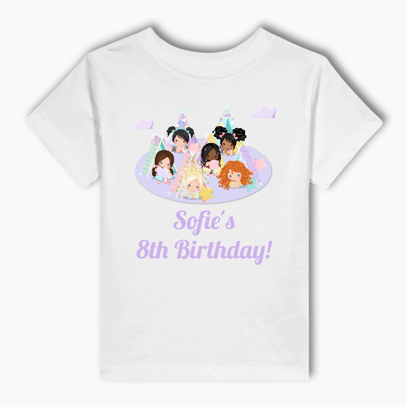 Personalised Girls Slumber Party Kids T-Shirt