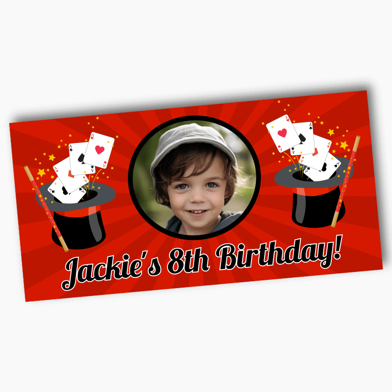 Personalised Magic Party Banners with Photo