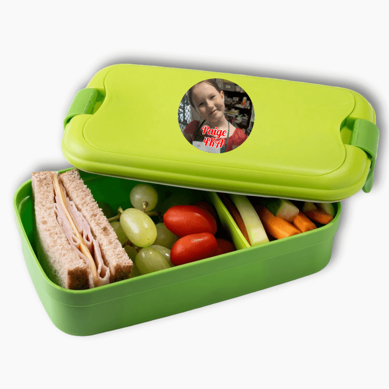 Custom Round School Labels with Photo