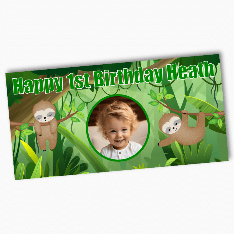 Adorable Custom Sloth Party Supplies | Make it Special! - Katie J ...