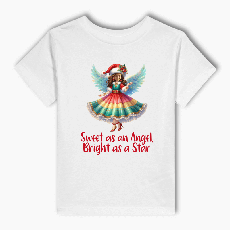 Personalised "Sweet Christmas Angel" Kids T-Shirt