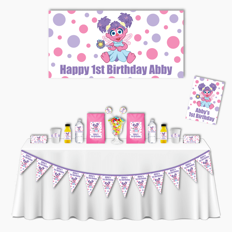 Personalised Abby Cadabby Deluxe Birthday Party Pack
