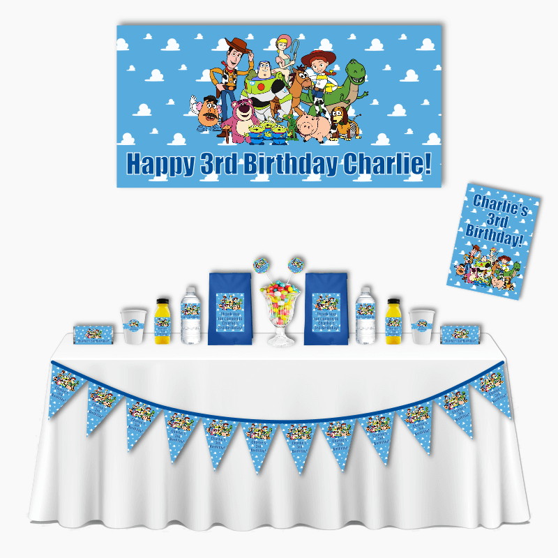 Personalised Toy Story Deluxe Birthday Party Pack