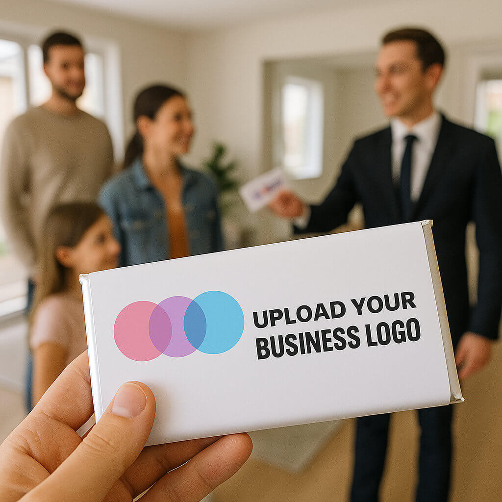 Custom Company Logo Mini Chocolate Labels