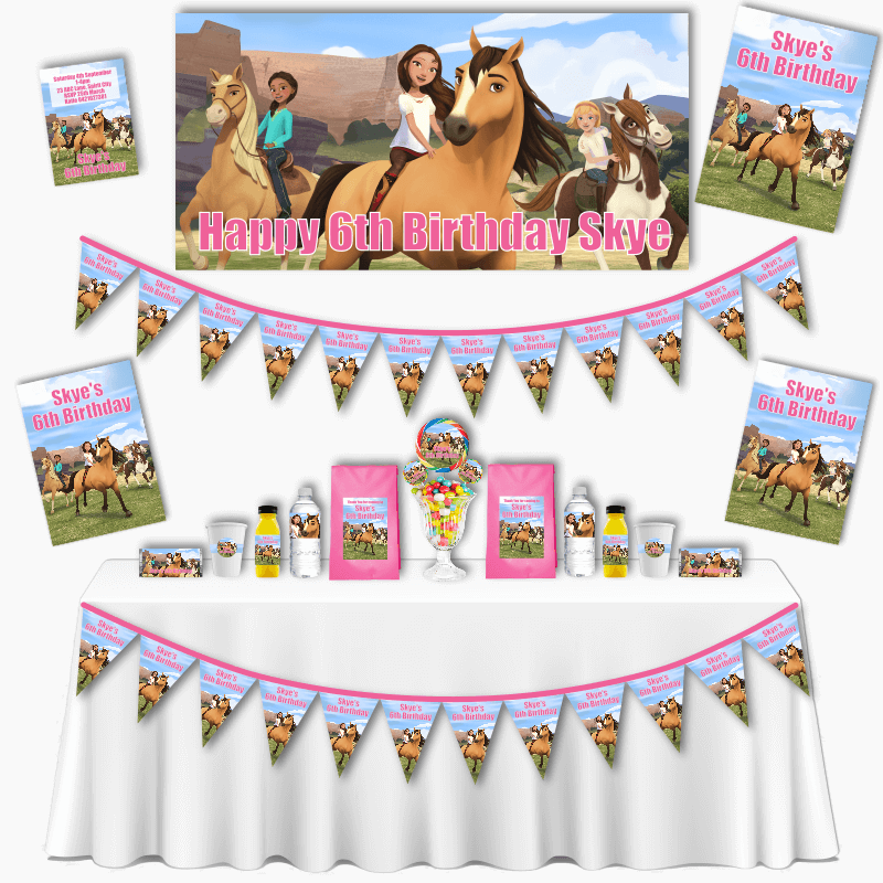 Personalised Spirit Riding Free Grand Party Pack