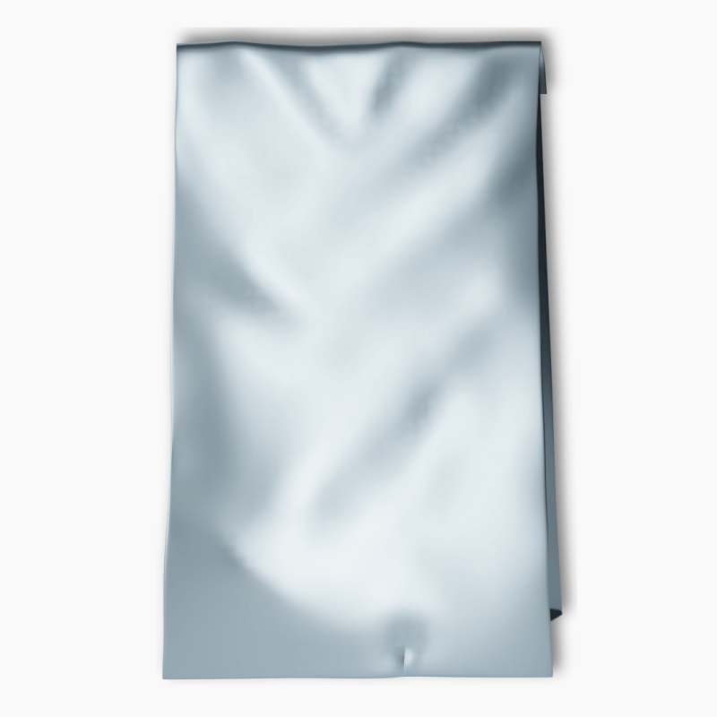 Silver party bags made from semi-gloss paper, ideal for party favours and loot bags