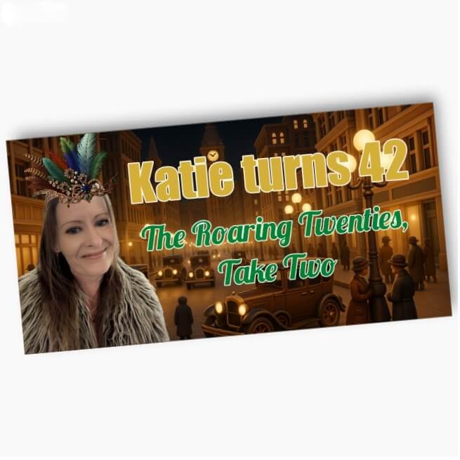 Custom AI Fun Effects Girls Party Banners