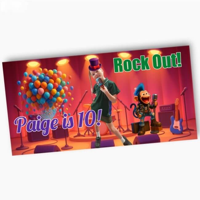 Custom AI Fun Effects Kids Party Banners